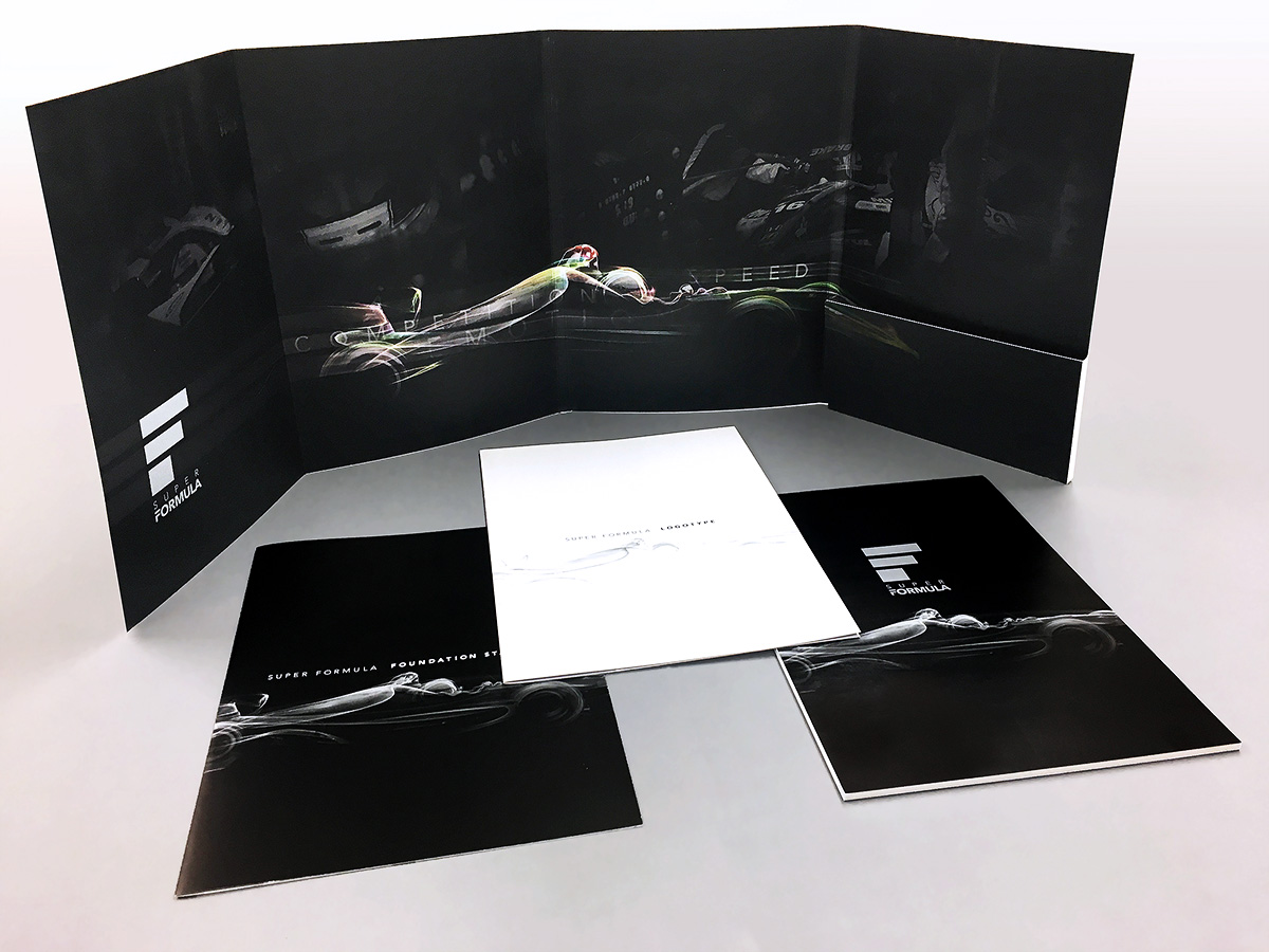 スーパーフォーミュラのシリーズ発表会用のメディアキット