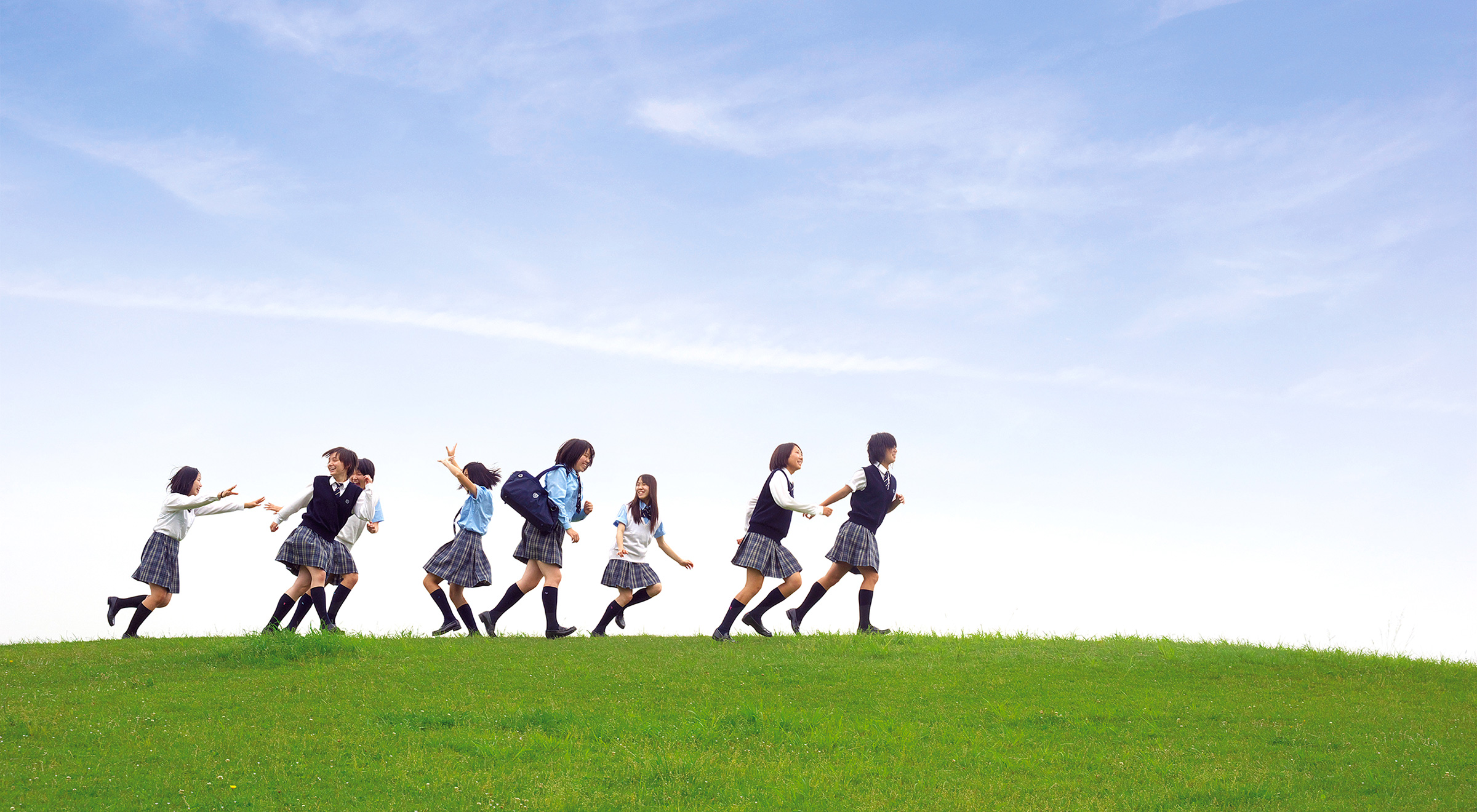 日本女子体育大学附属二階堂高等学校の入試広報用キービジュアル